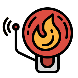 Fire alarm icon