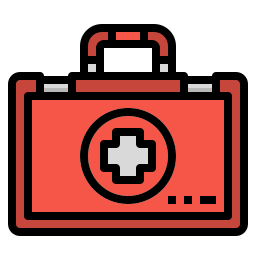 First aid kit icon