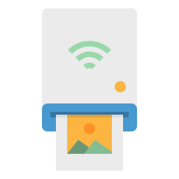 stampante portatile icona