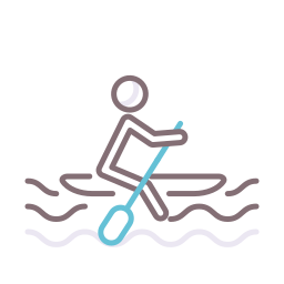 paddleboarding icon