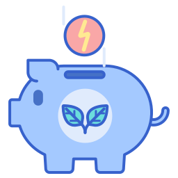 Energy saving icon