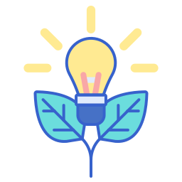 Green innovation icon