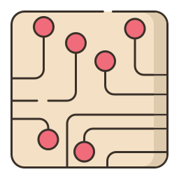 Circuit board icon