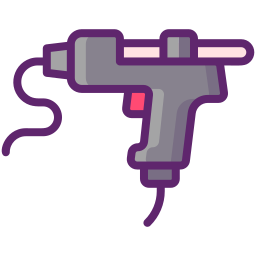 Hot glue gun icon