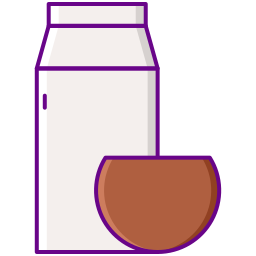 leche de coco icono