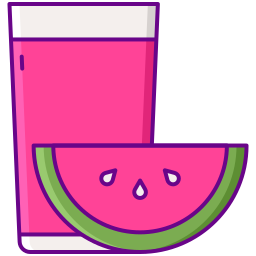 Watermelon juice icon