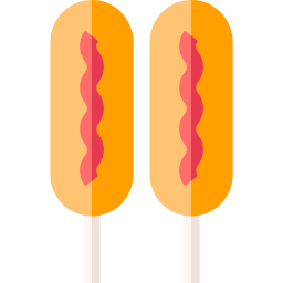 Corn dog icon