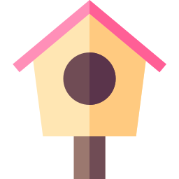 Bird house icon