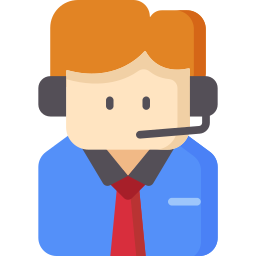 Call center agent icon