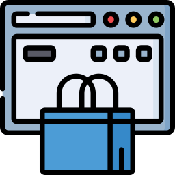 Online shop icon