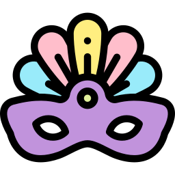 Carnival mask icon