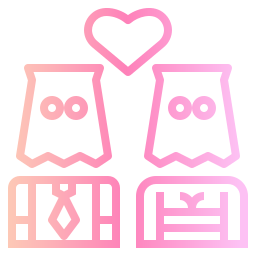 Blind date icon