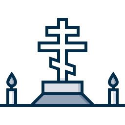 Byzantine cross icon