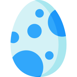 huevo de pascua icono