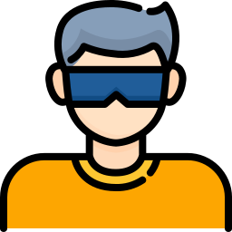 virtual reality-bril icoon