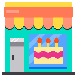 Birthday cake icon