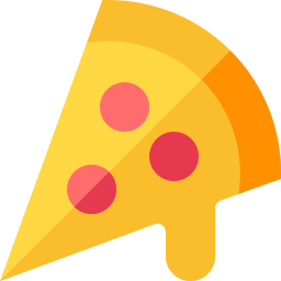 fetta di pizza icona