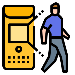 detector de movimiento icono