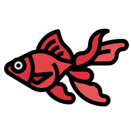 Золотая рыбка иконка