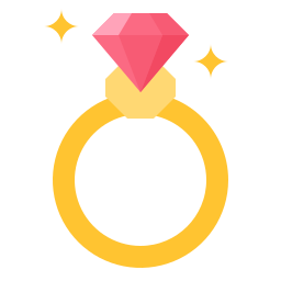 Diamond ring icon