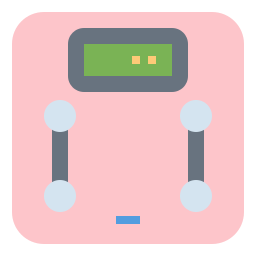 Bathroom scale icon