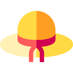 chapeau de soleil Icône