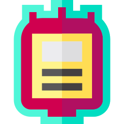 Blood bag icon