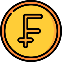 franc suisse Icône