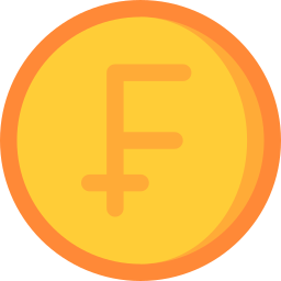 Swiss franc icon