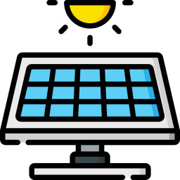 Solar panel icon