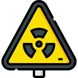 Nuclear sign icon