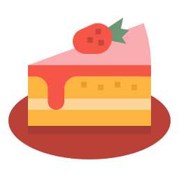 клубничный пирог иконка