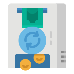 Money exchange icon