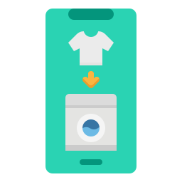 Laundry service icon