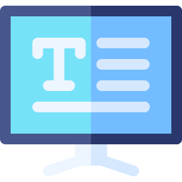 editor de texto icono