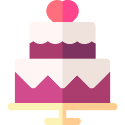 gâteau de mariage Icône