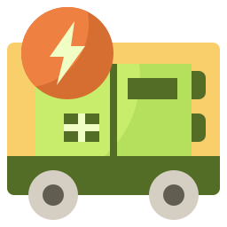 Electric generator icon