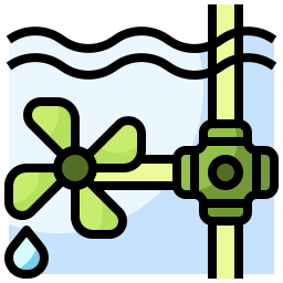 energía del agua icono