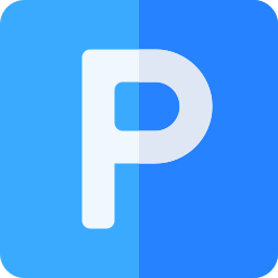 Parking sign icon