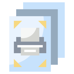 Printed paper icon