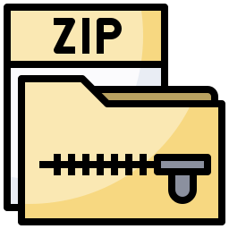 archivo zip icono