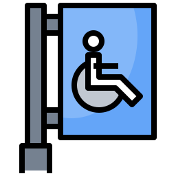 Disabled sign icon