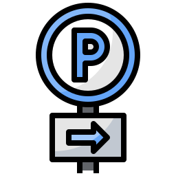 parkeer teken icoon