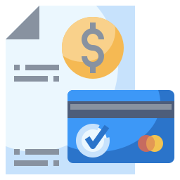 Business credit report icon
