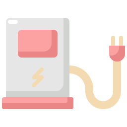 estación electrica icono