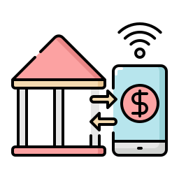 Mobile banking icon