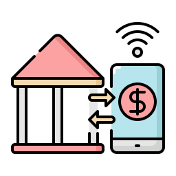 servizi bancari per smarthpone icona