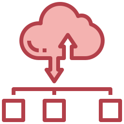 almacenamiento en la nube icono