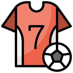 maillot de football Icône