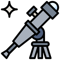 telescopio icono